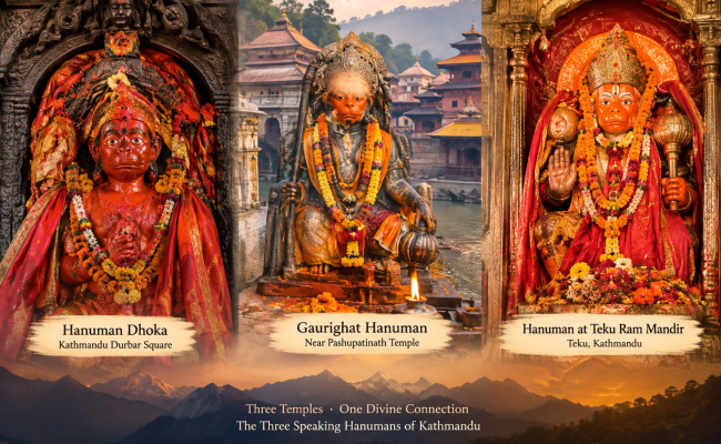 The Three Speaking Hanumans of Kathmandu: Nepal's Hidden Hanuman Pilgrimage